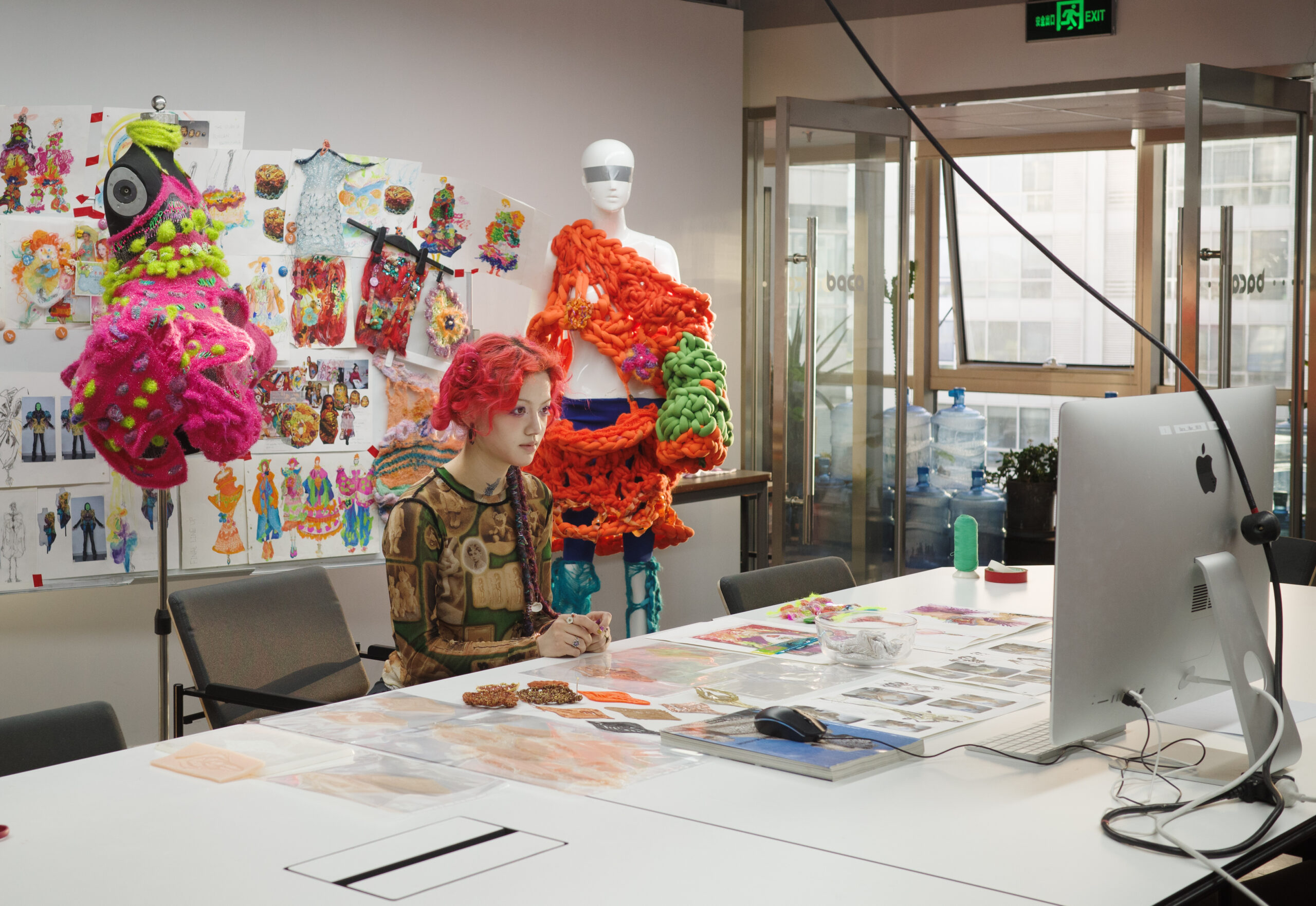 BACA学生作品集展示和工作室学习场景