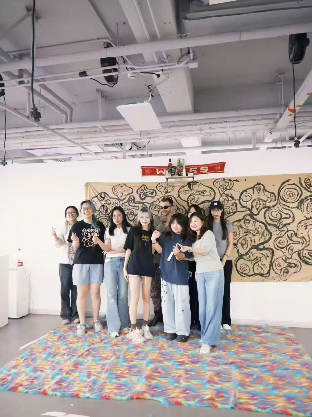 BACA学生作品展示现场